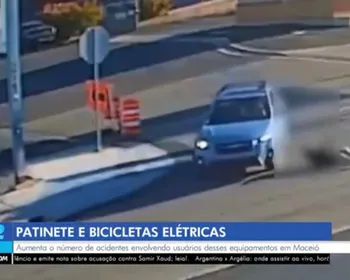 Aumenta o número de acidentes com patinetes e bicicletas elétricas em Maceió