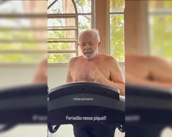 No feriado, Janja publica vídeos de Lula malhando na Granja do Torto