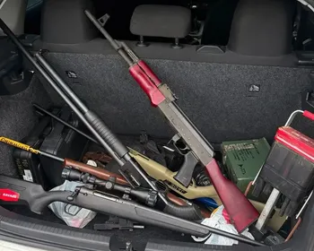 Veja o poder letal das armas apreendidas com homem que atirou em motorista por app