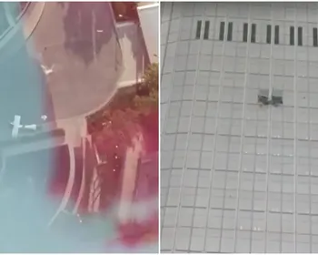 Vídeo mostra destroços de aeronave que bateu no prédio mais alto de Pequim
