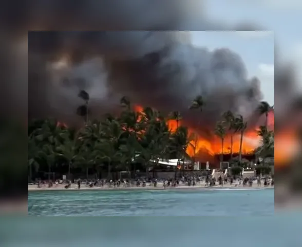 Incêndio em resort causa evacuação de 1,7 mil na República Dominicana