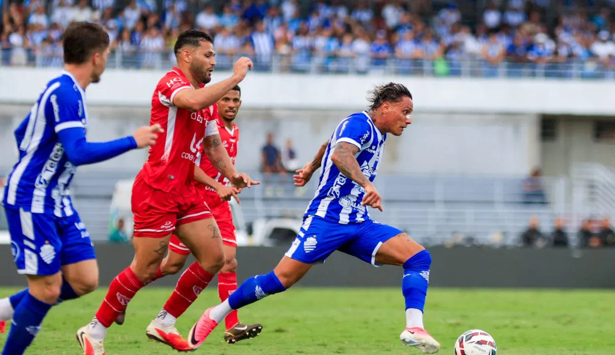 Fim de primeiro tempo, e CSA vence São Luiz por 1 a 0; siga ao vivo na TV Gazeta