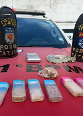 PM prende suspeito de incentivar furtos para abastecer tráfico de drogas na Feira do Rato