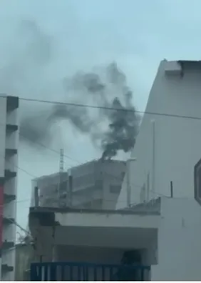 Vídeo: fumaça em cobertura na Jatiúca mobiliza bombeiros