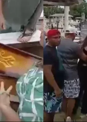 VÍDEO: filhos abrem caixão e acusam madrasta de maus-tratos no Pará