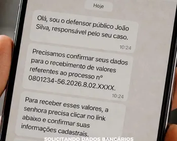 Defensoria Pública faz alerta sobre golpe no WhatsApp usando nome de defensores; veja como funciona