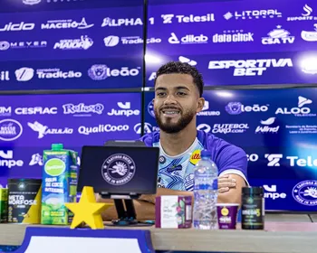 Félix Jorge exalta sequência como titular e destaca torcida do CSA como '12º jogador'