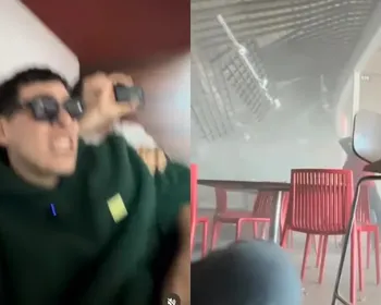 Homem registra momento em que terremoto atinge aeroporto na Colômbia; veja