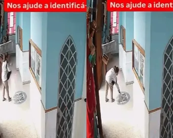 Mulher é flagrada jogando fezes dentro de igreja no interior