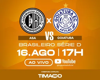 ASA x Goiatuba: onde assistir ao vivo, horário e transmissão da TV Gazeta de Alagoas
