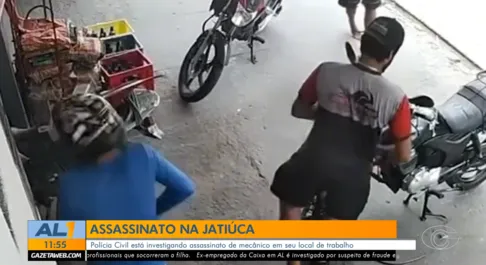 Polícia divulga imagens e busca identificar suspeitos de matar mecânico na Jatiúca