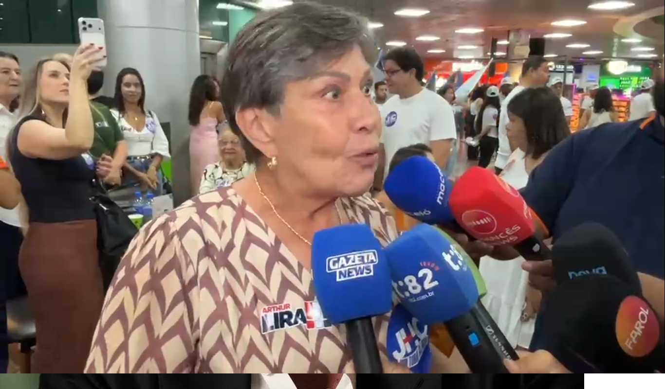 Célia revela escolha pela vice e diz que quer ver JHC “dar um show” em Alagoas