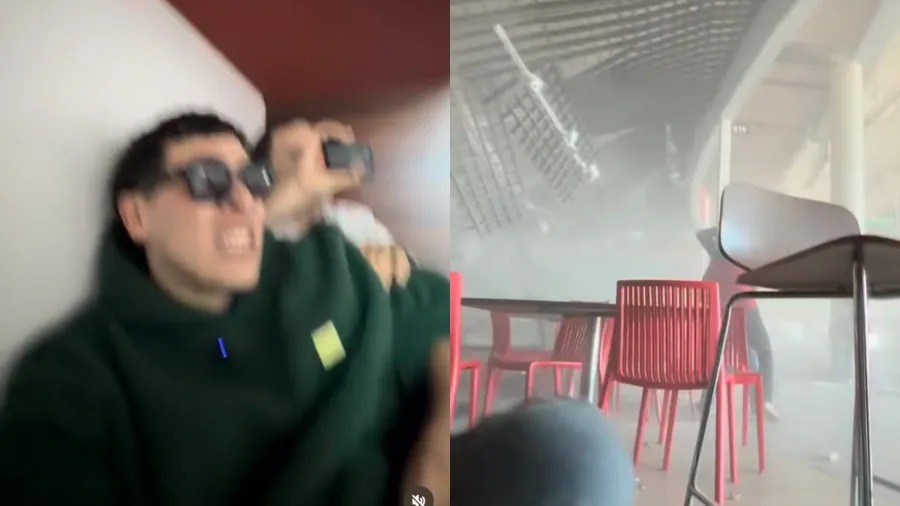 Homem registra momento em que terremoto atinge aeroporto na Colômbia; veja