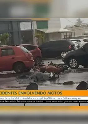Acidentes com motos aumentam 14% em Alagoas e já deixam mais de 6 mil vítimas em seis meses