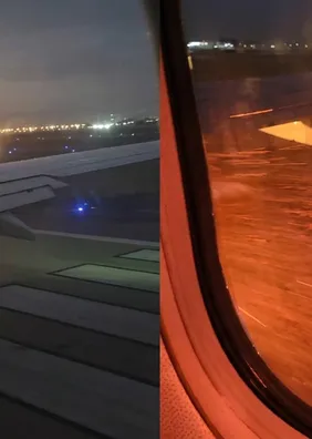 Avião da GOL pega fogo durante decolagem e aeroporto de Goiânia fecha pista