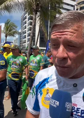 Cabo Bebeto pede “fora Lula” e diz que Brasil precisa se libertar do PT