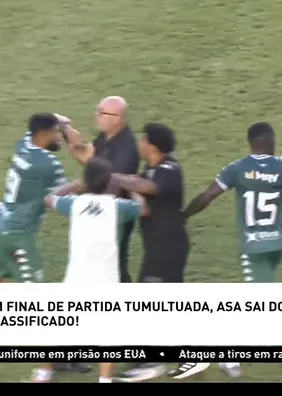 Confusão antecipa fim da partida entre Gama e ASA; veja o vídeo