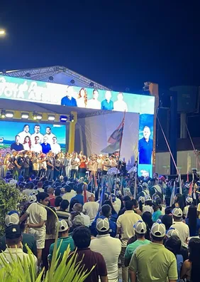 JHC reúne Lira e Marina em grande caminhada por Girau: “Vamos fazer muito mais pelo Agreste”