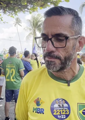 “Lula não se cria em Maceió”, diz Leonardo Dias em ato bolsonarista