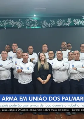 União dos Palmares autoriza porte de arma para guardas municipais; saiba como vai funcionar
