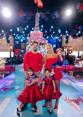 Virginia e Zé Felipe posam juntos no aniversário de 2 anos de José Leonardo