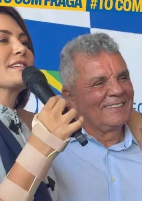 Michelle manda ‘abraço hétero’ de Jair Bolsonaro a deputado do PL: ‘Está com saudade de você’