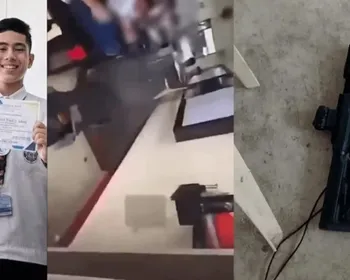 Aluno que matou colega em escola transmitiu crime ao vivo;veja vídeo