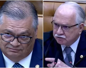 Fachin chama a atenção de Dino para seguir regras na sessão