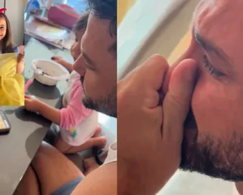 Filha de influenciadora responde perguntas sobre o pai e reação emocionada viraliza na internet