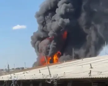 Incêndio de grandes proporções atinge empresa