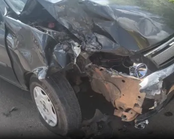 Motociclista fica ferido após colisão com carro em Palmeira dos Índios