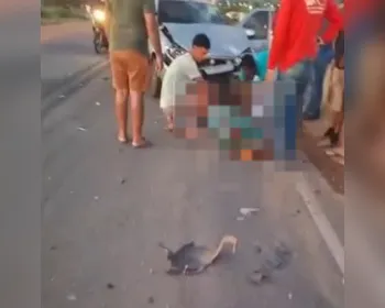 Motociclista fica ferido após colisão com carro em Palmeira dos Índios