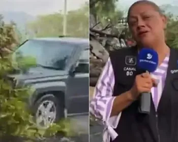 Repórter e cinegrafista são atropelados durante transmissão ao vivo no México; veja o vídeo