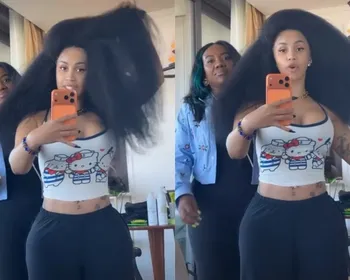 Vídeo: Cardi B surpreende ao mostrar cabelo natural após tirar tranças