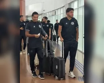 Vídeo exclusivo: veja o embarque do ASA para duelo decisivo contra o Gama