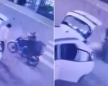 Vídeo: Homem é baleado na frente de crianças durante assalto