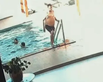Vídeo mostra acidente que matou empresário dentro de casa em Palmeira dos Índios