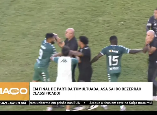 Confusão antecipa fim da partida entre Gama e ASA; veja o vídeo