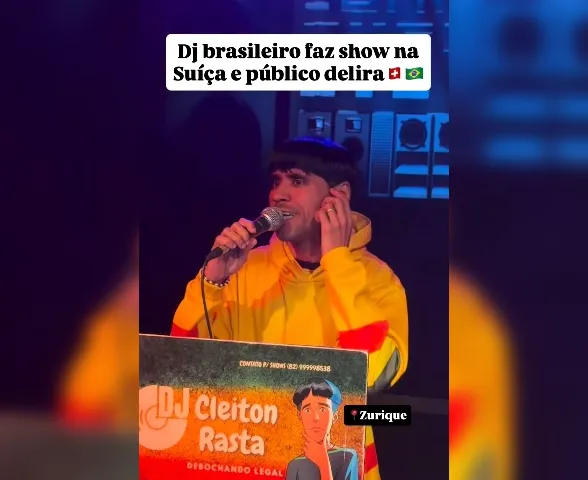 De AL para a Suíça: Cleiton Rasta faz público de Zurique 'debochar legal' e viraliza nas redes