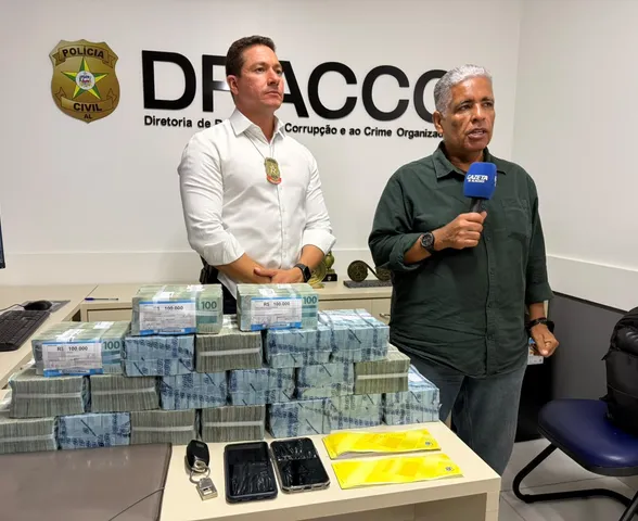 Funcionário diz à polícia que empresa dos R$ 2 milhões tem contrato com Prefeitura de Maceió