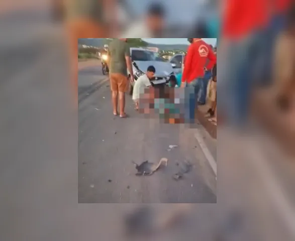 Motociclista fica ferido após colisão com carro em Palmeira dos Índios