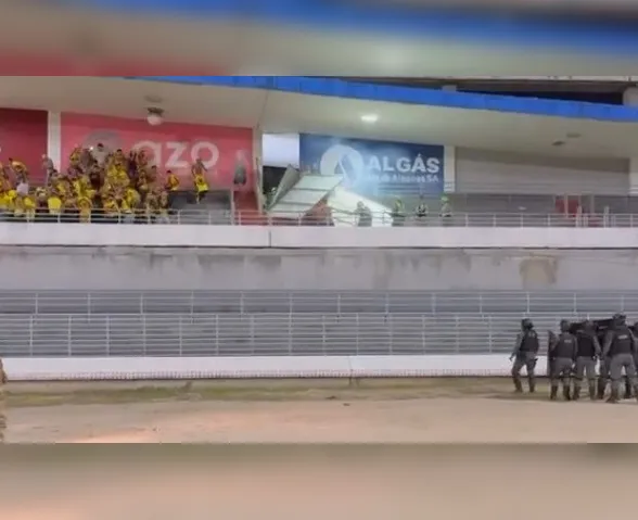 Torcedores do Sport são detidos após confronto com PMs no Rei Pelé