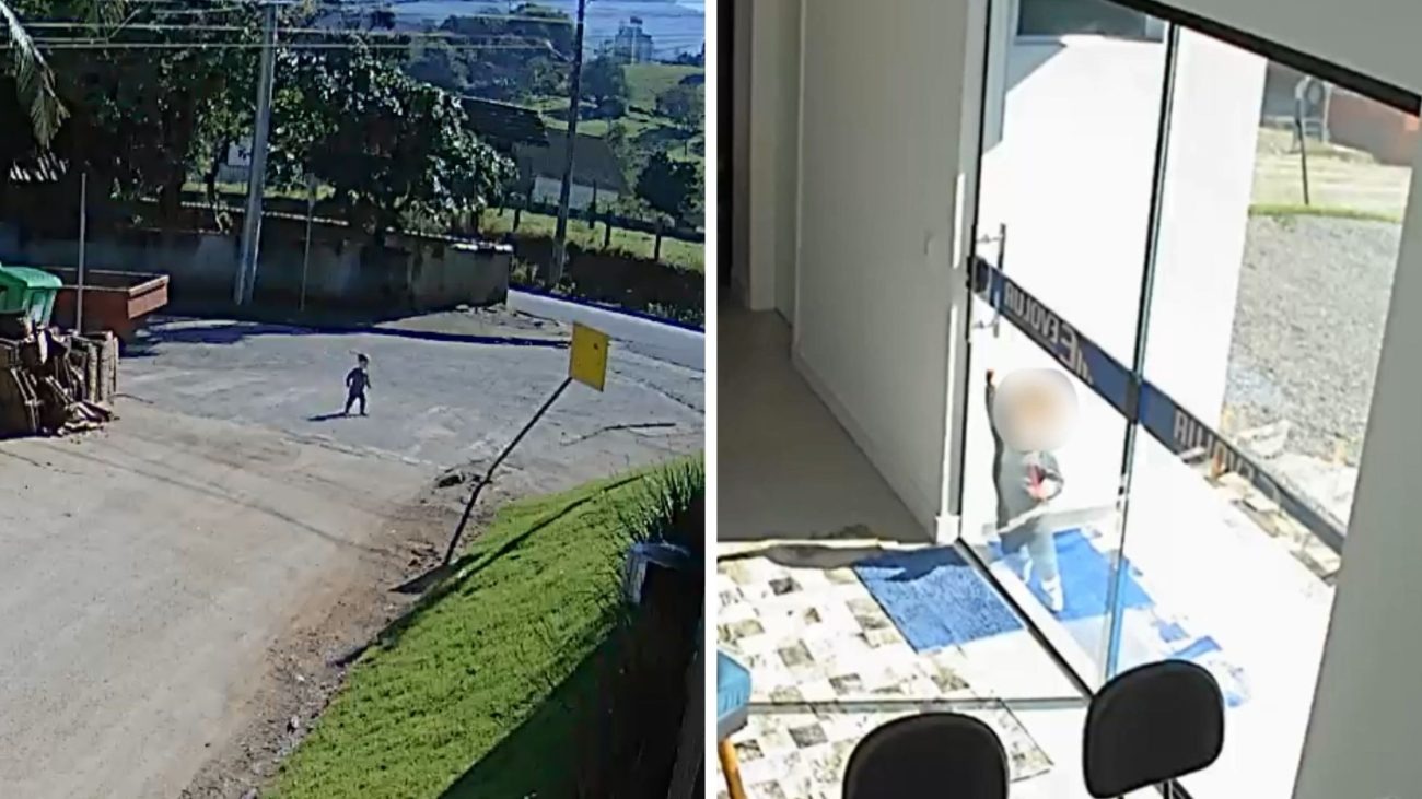 Bebê de 1 ano e 6 meses foge de creche, atravessa rua sozinho e vai até o trabalho da mãe