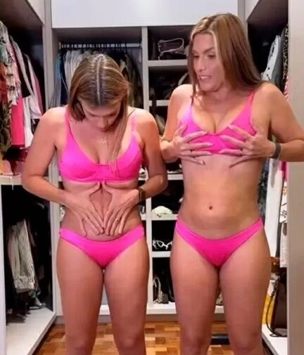 Bia e Branca Feres mostram mudanças no corpo após 3 filhos