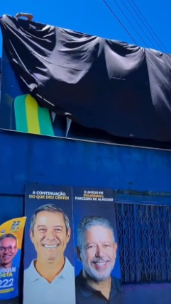 “Censura” ou propaganda irregular? Entenda por que imagem de Bolsonaro foi coberta em Maceió