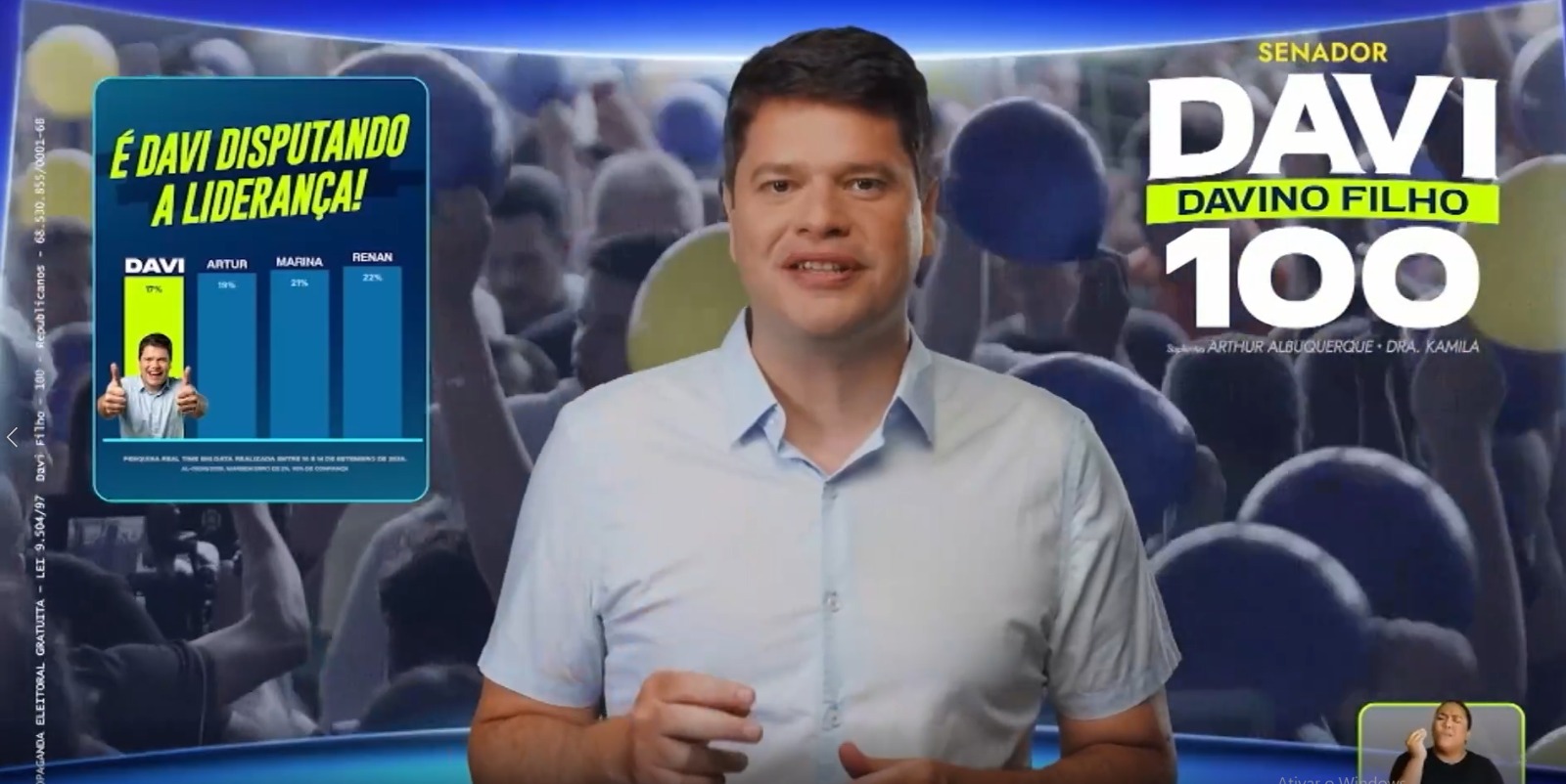 Davi Davino mira segundo voto e diz que campanha está “assustando os poderosos”