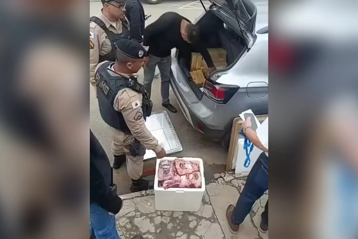 Dupla é presa após furtar R$ 12 mil em picanha e whisky de supermercado