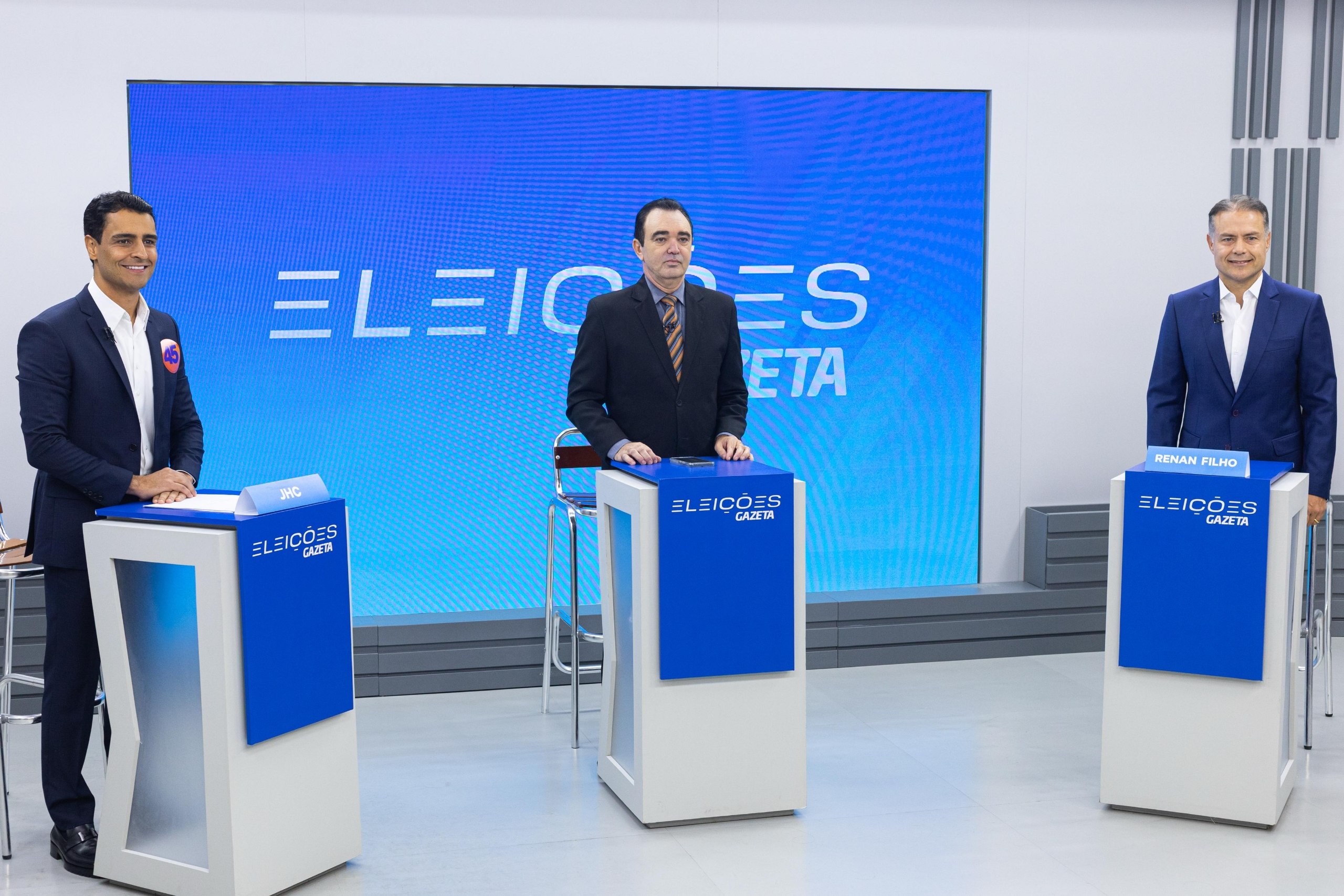 Escândalo do Banco Master é destaque no debate entre JHC e Renan Filho na TV Gazeta
