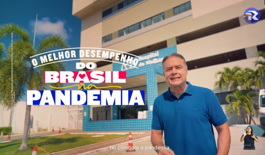 Renan relembra apoio de JHC a Bolsonaro e transforma pandemia em tema do guia
