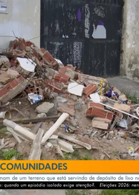 Calçada vira depósito de lixo e preocupa moradores do Conjunto Santo Eduardo, em Maceió